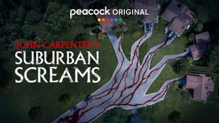 The official promo art for John Carpenter's Suburban Screams