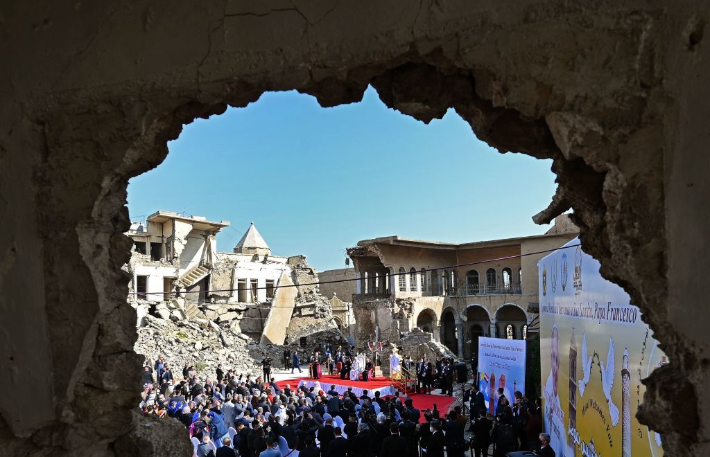 Pope Francis in Iraq.