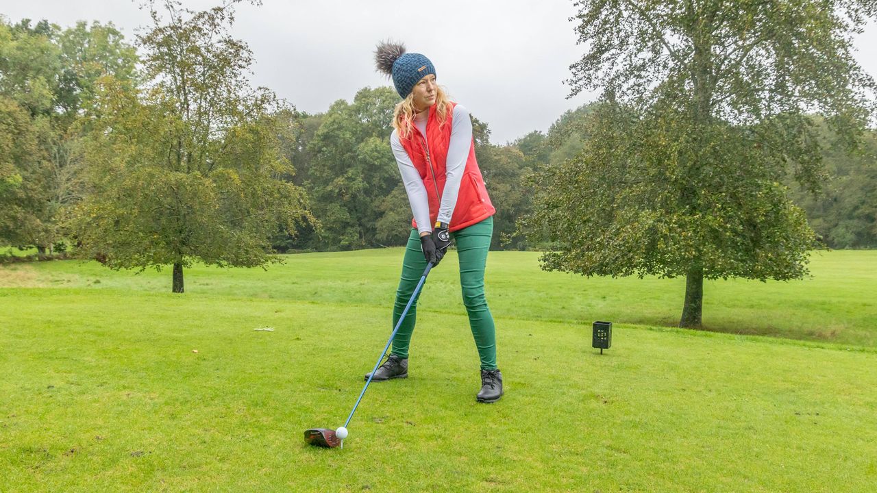 Katie Dawkins winter golf