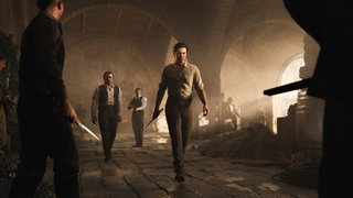 Confrontation between characters in Mafia: The Old Country