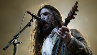 Francesco Paoli fronting Fleshgod Apocalypse in 2018