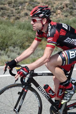 Cadel Evans (BMC) cruises in the bunch.