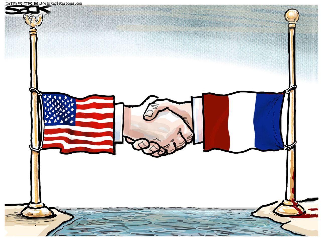 Editorial cartoon&amp;amp;nbsp;U.S. World Paris Attacks