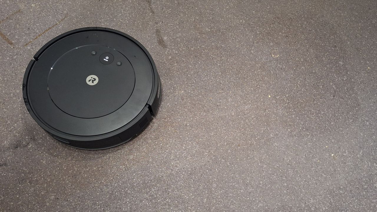 iRobot Roomba Combo Essential during mopping tests on hard floor