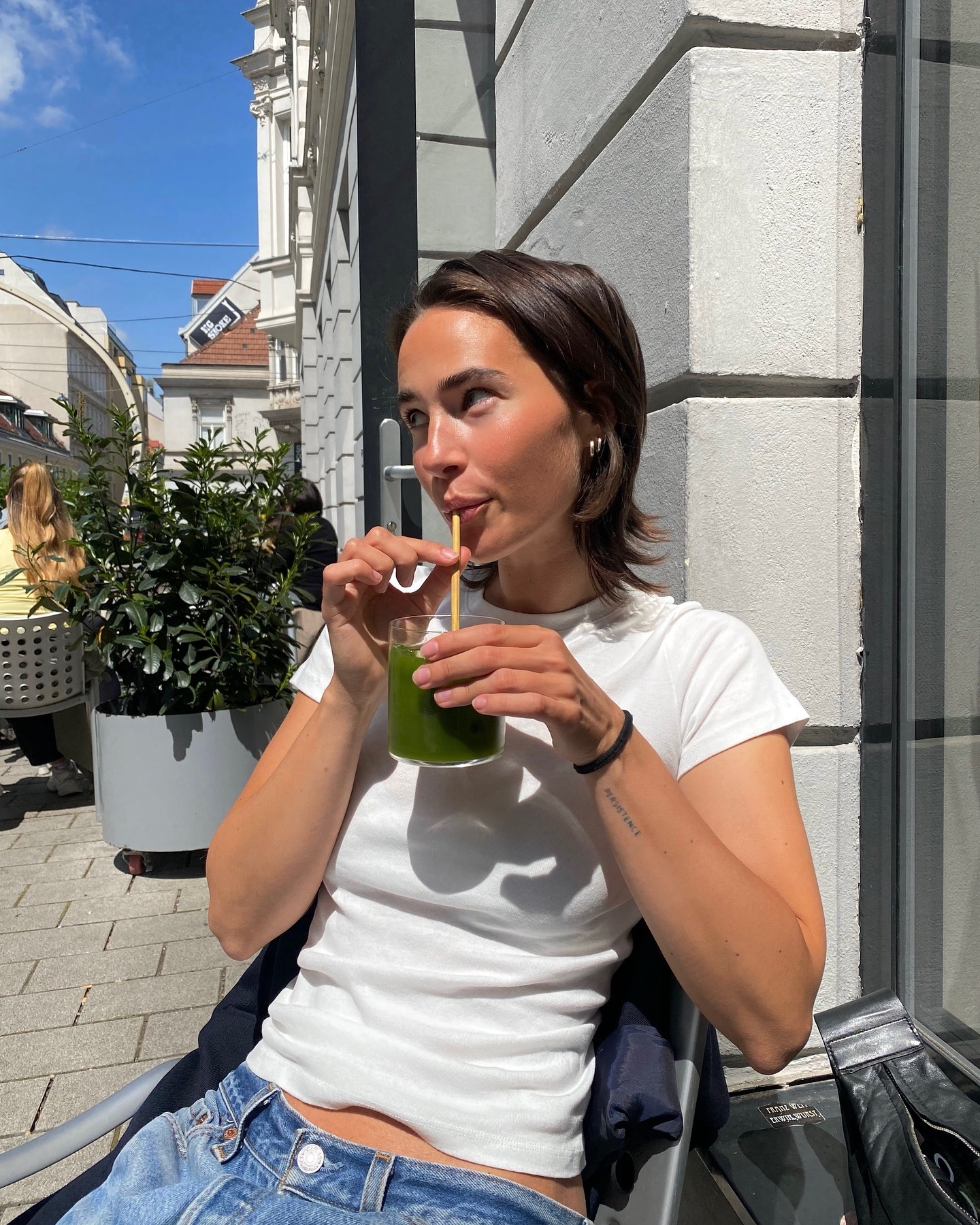 Image of a person wearing a layered bob.