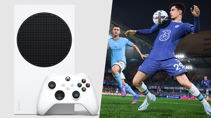 Xbox Series S console / Kai Havertz in FIFA 23