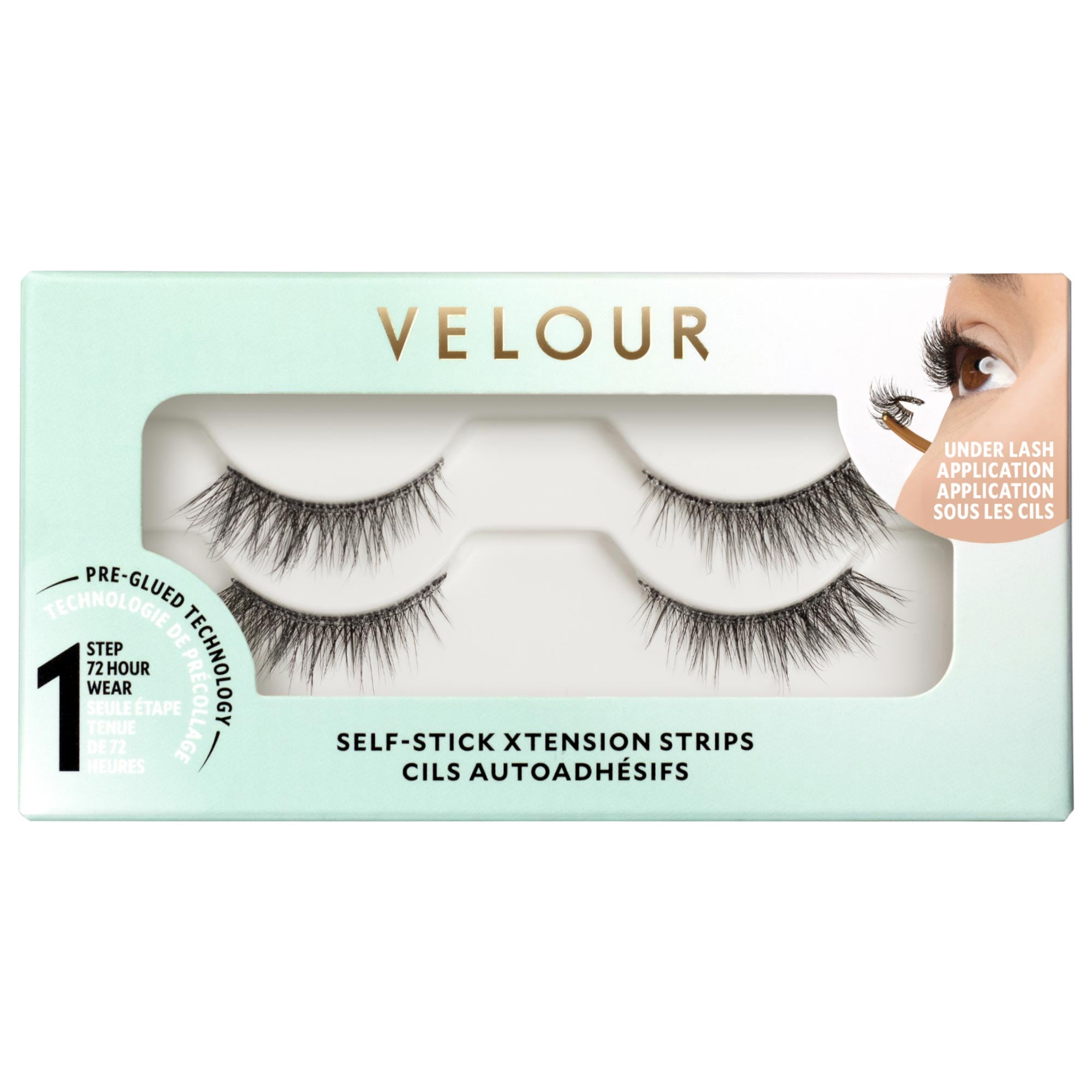 Self-Stick Lash Xtension Strips - Lightly Lifted