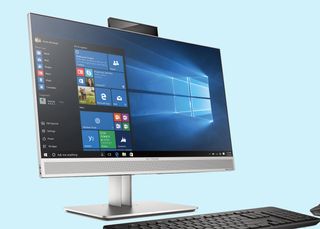 The nearly bezel-free HP EliteOne 800 G3 is a striking All-in-One. Image: HP