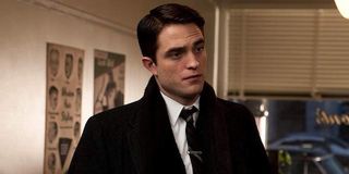 Robert Pattinson in a suit and tie
