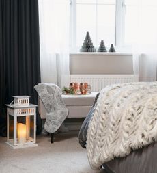 Christmas house makeover with scandi bedroom