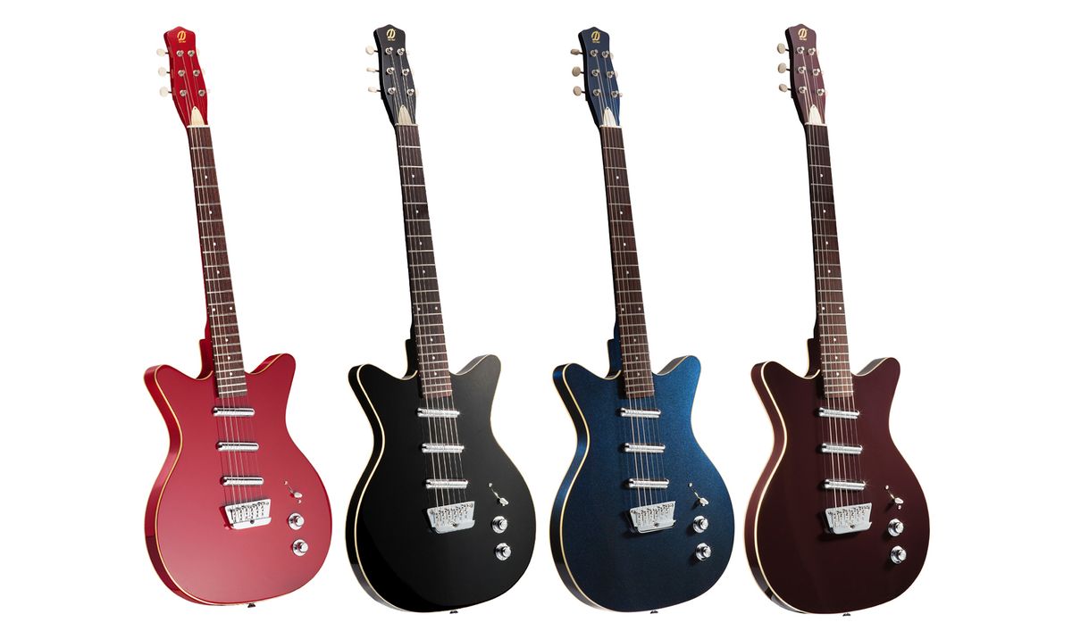 All four of Danelectro&#039;s new &#039;59 Triple Divine models