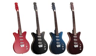 All four of Danelectro's new '59 Triple Divine models