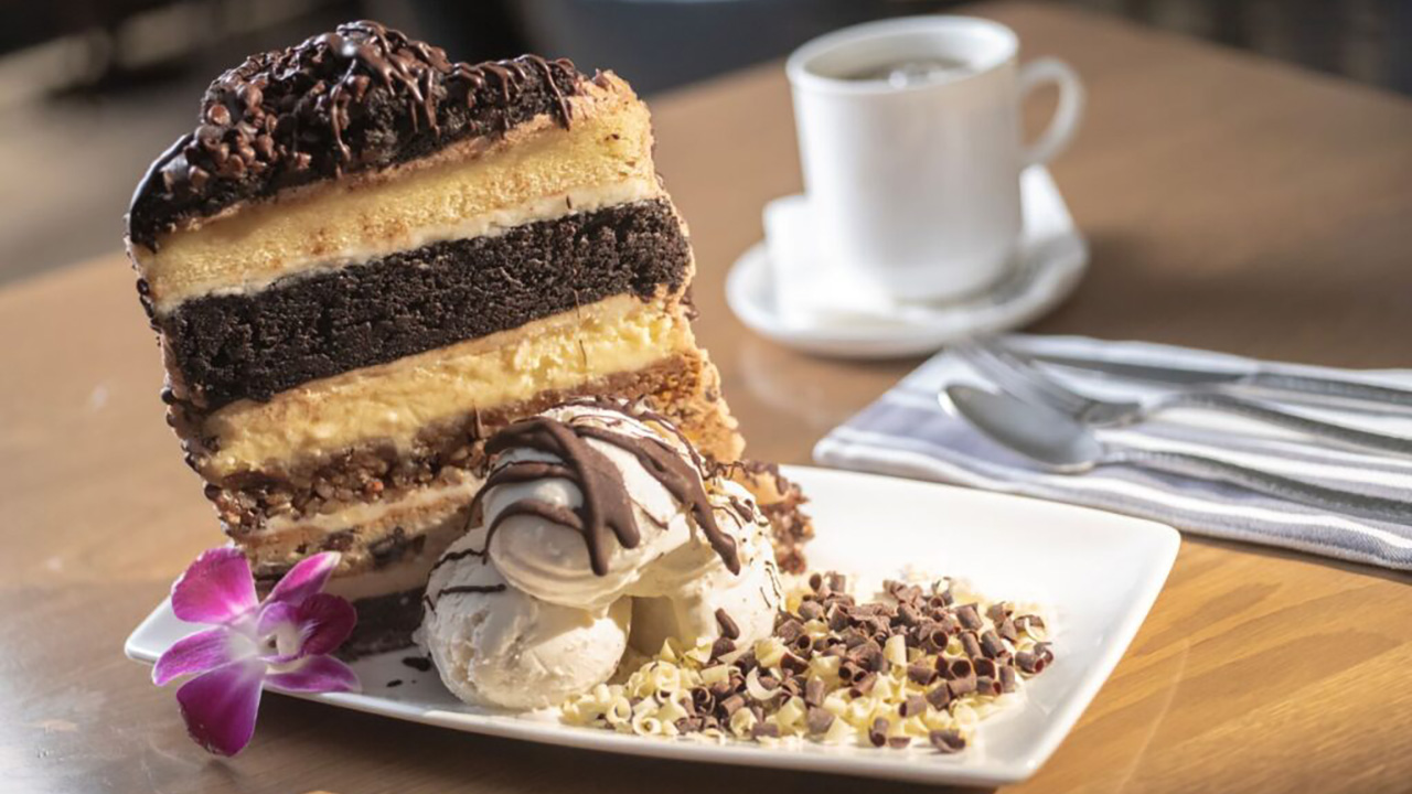 The Hard Rock Hotel Restaurant's signature The Kitchen Sink dessert dish.