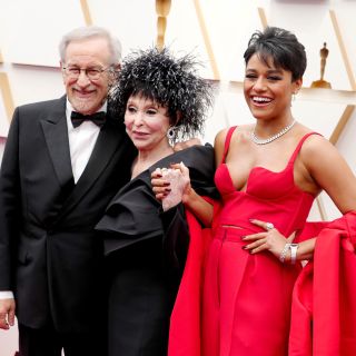 Steven Spielberg, Rita Moreno, and Ariana DeBose at the 2022 Oscars