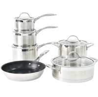 Professional Stainless Steel Cookware Set:&nbsp;was £249, now £189 at ProCook (save £60)