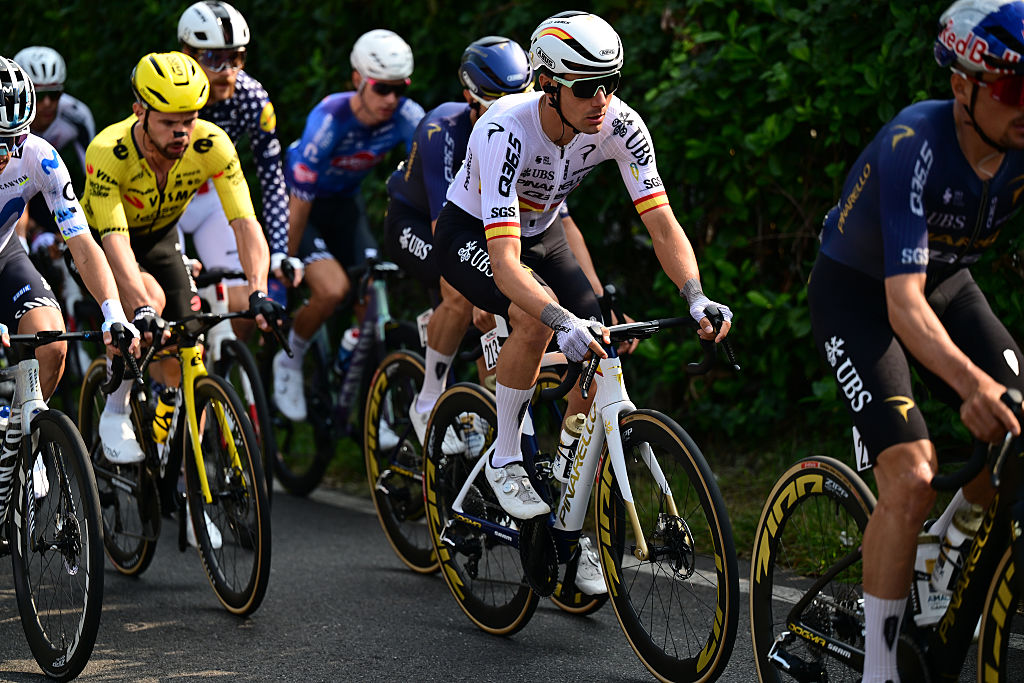 Marcel Camprubi (Pinarello Q36.5) during the 105th Tre Valli Varesine 2026 in Busto Varese, Italy. (Photo by Tim de Waele/Getty Images)