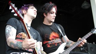 Avenged Sevenfold playing live in 2004