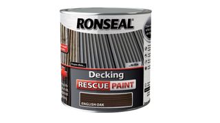 an image of the Ronseal Rescue Paint, the best decking paint for touch-ups