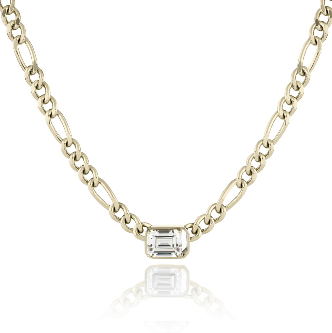 heavenly london gold etta necklace