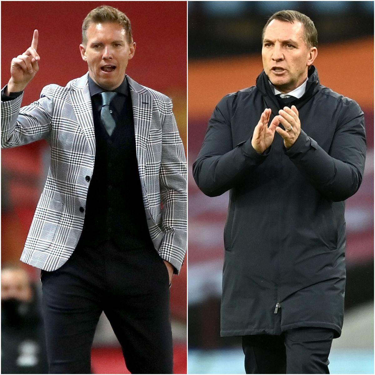 Julian Nagelsmann and Brendan Rodgers