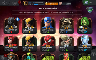 Roster of champions