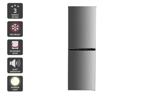 230L Bottom Mount Fridge (Stainless Steel)