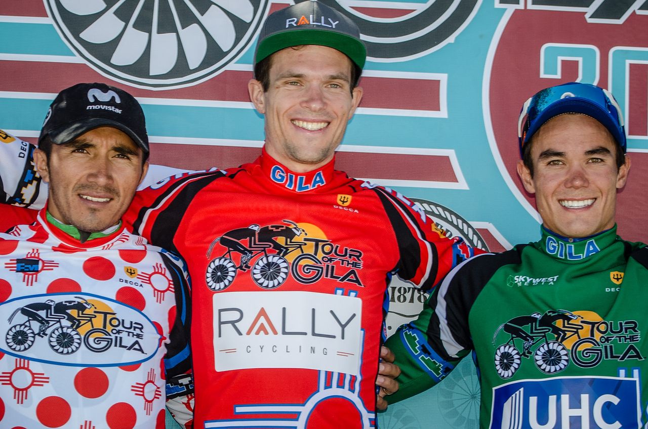 Evan Huffman (Rally) takes the overall leaders jersey after stage 3.