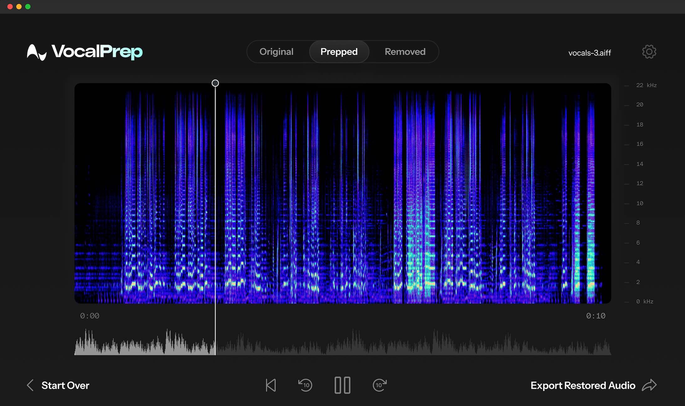 Antares Vocal Prep GUI