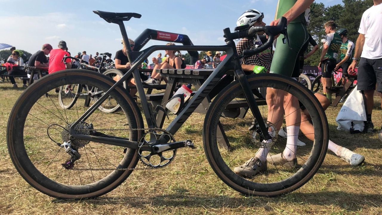 Joe Blackmore&#039;s Canyon CF SL at the British Gravel Championships