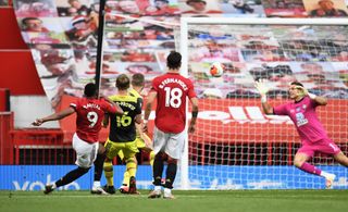 Anthony Martial's fine goal put the home side in front