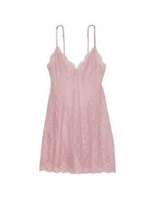 Twinkle Strap Lace Slip Dress