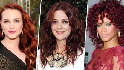Dark Red Hair Colors - Pretty Red Hair Color Ideas | Marie Claire