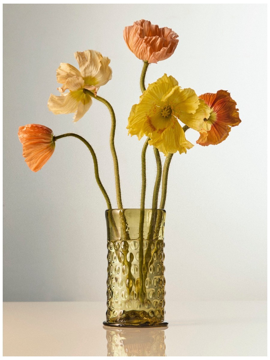Hand-Blown Glass Vase (18cm)