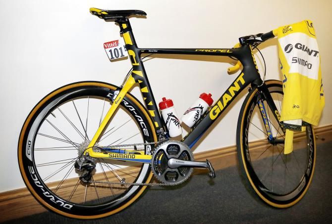 Marcel Kittel's yellow jersey Giant