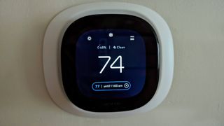 ecobee Smart Thermostat Premium temperature 74