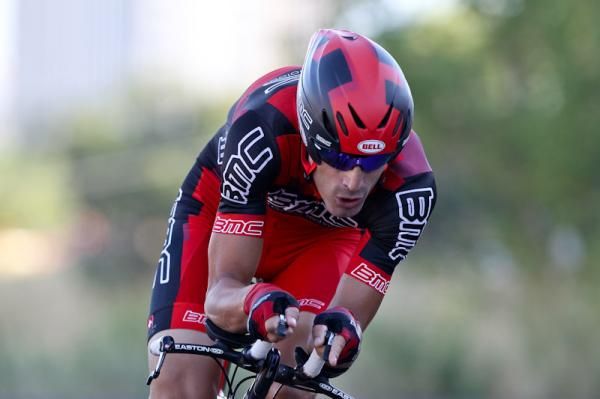 George Hincapie (BMC Racing Team) comes to Utah for the first time to give it a try.