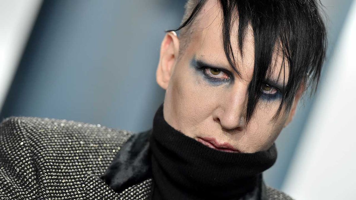 Marilyn Manson attends the 2020 Vanity Fair Oscar Party