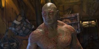 Dave Bautista as Drax the Destroyer in Guardians of the Galaxy Vol. 2