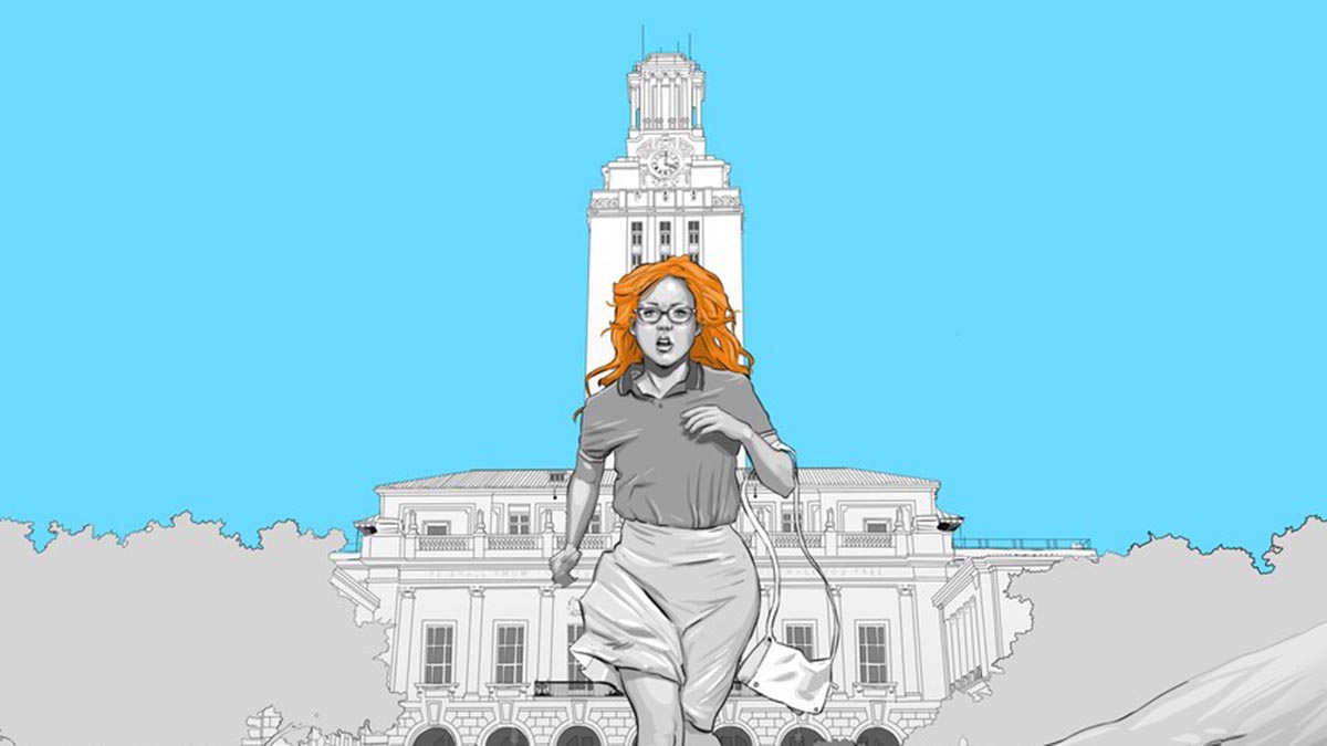 A still from the animated documentary The Tower