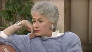 Bea Arthur as Dorothy Zbornak in The Golden Girls episode "Blanche and the Younger Man"