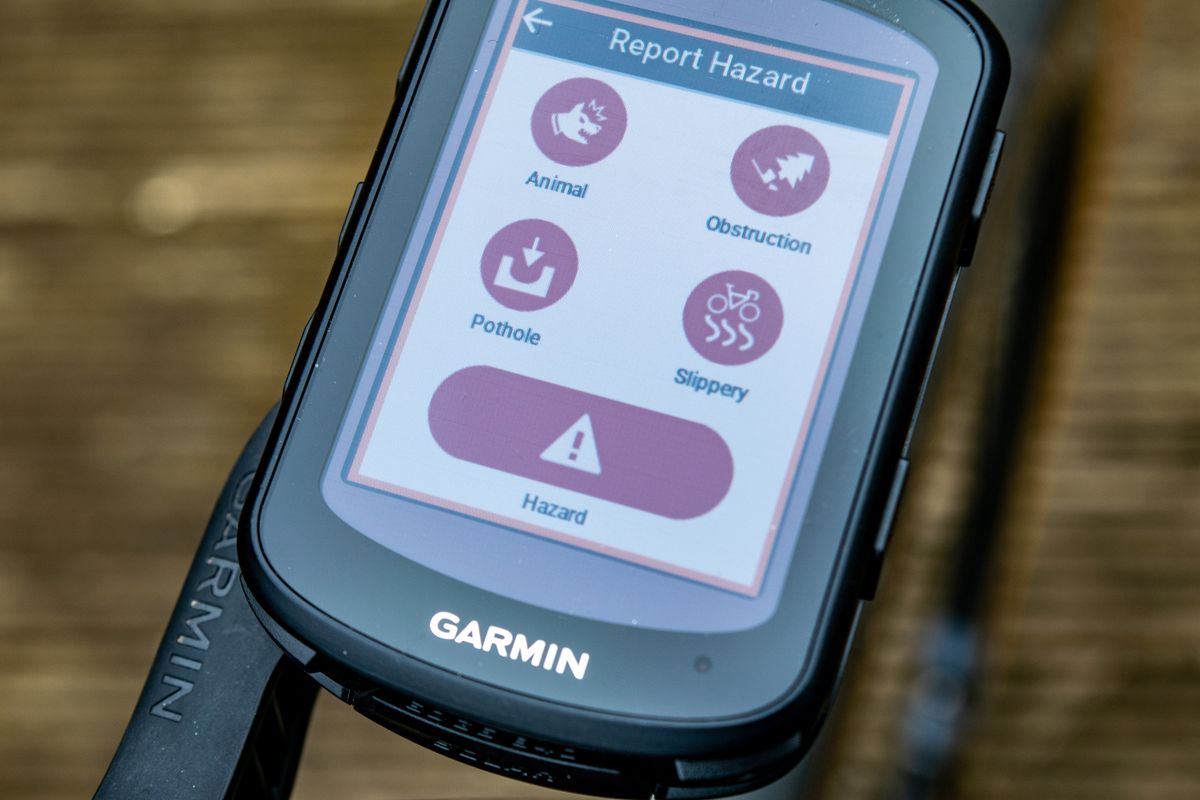 A Garmin Edge 840 computer