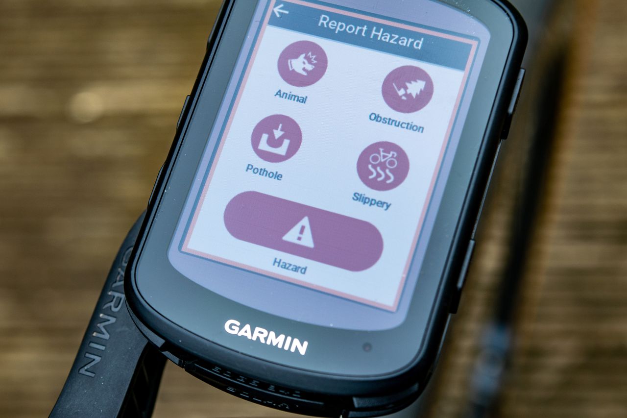 A Garmin Edge 840 computer