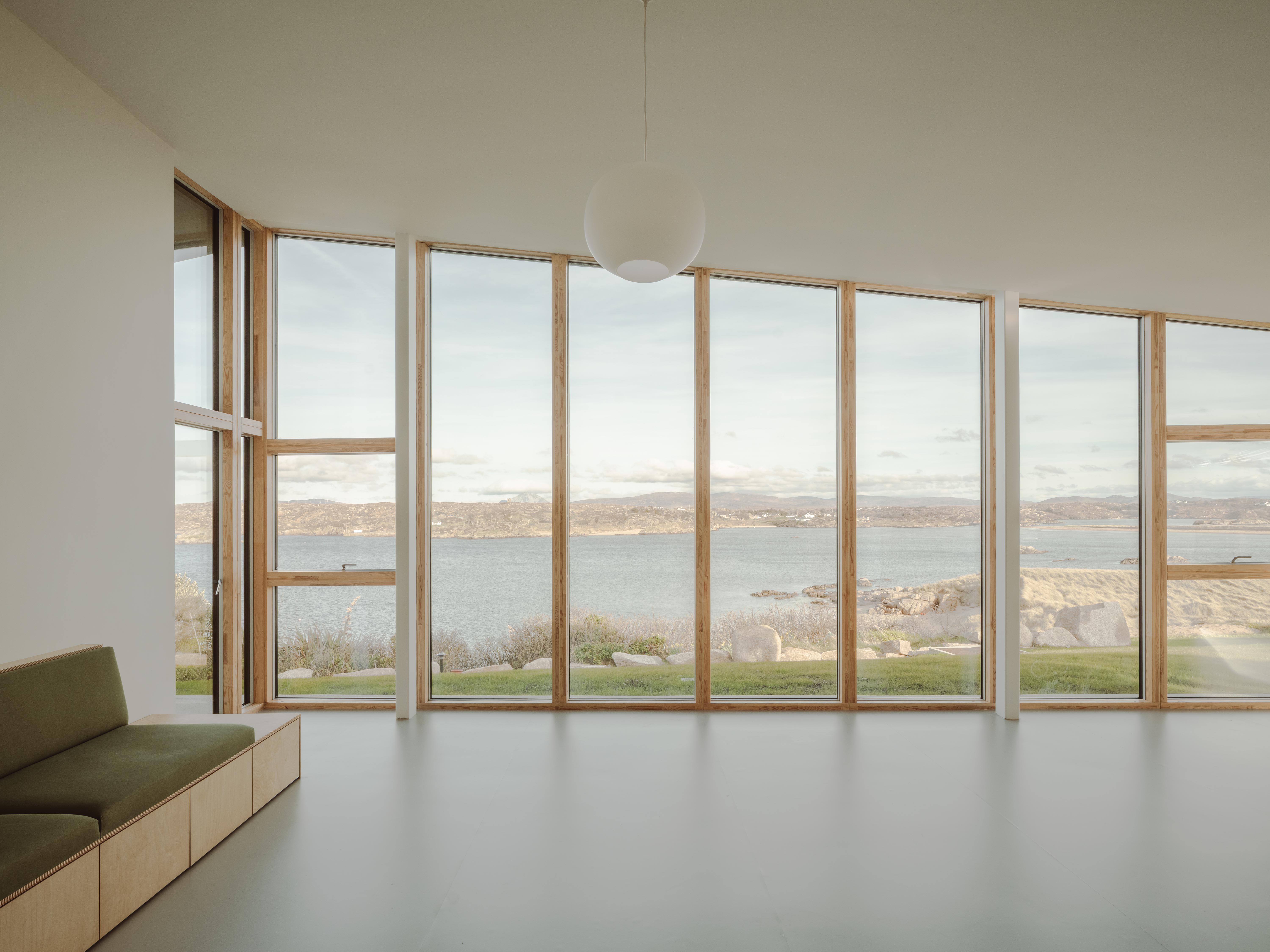 The view across the bay from the main living space