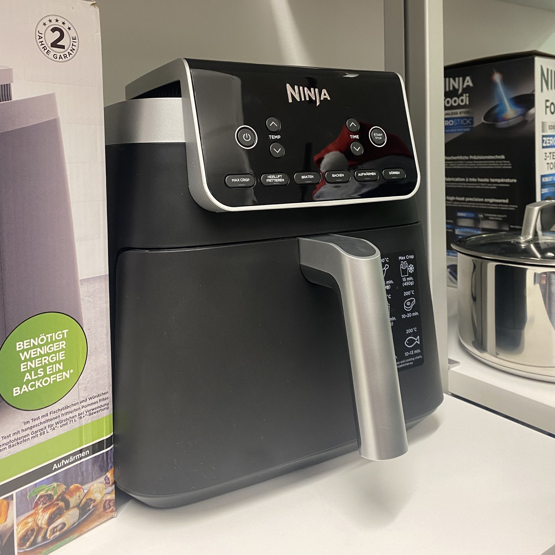 New ninja air fryer on display