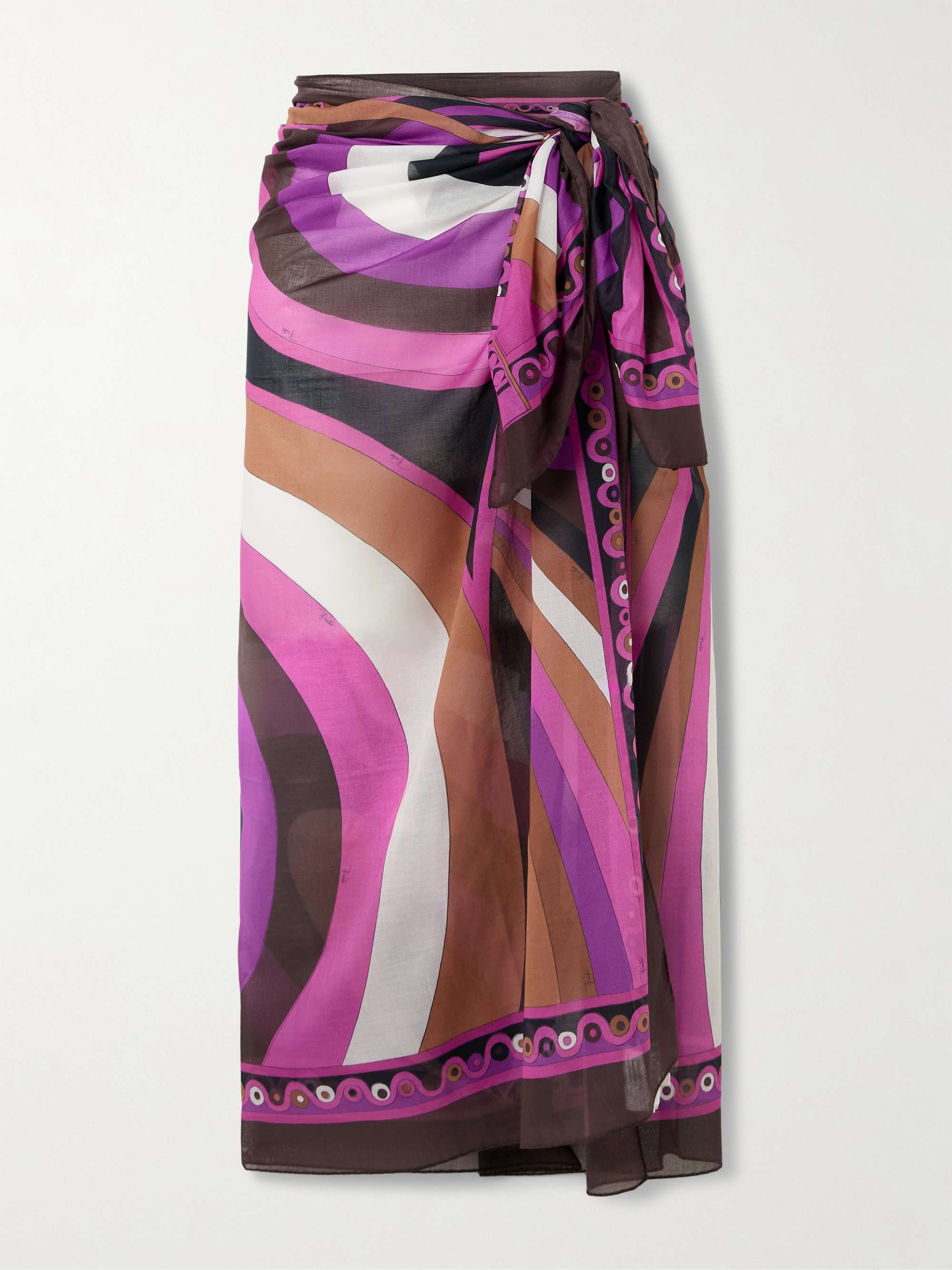 Printed Cotton-Voile Pareo