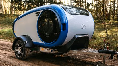 The Mink-E is the world's first towable camper that charges from your ...