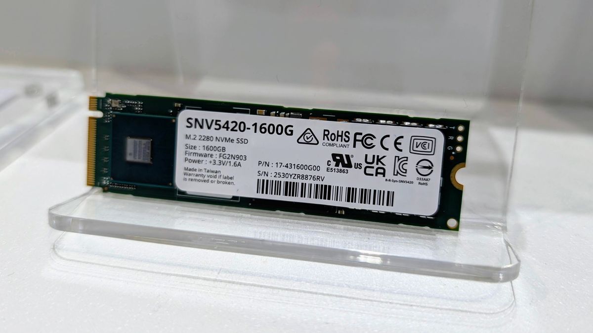 Synology M.2 SSD at Computex 2025