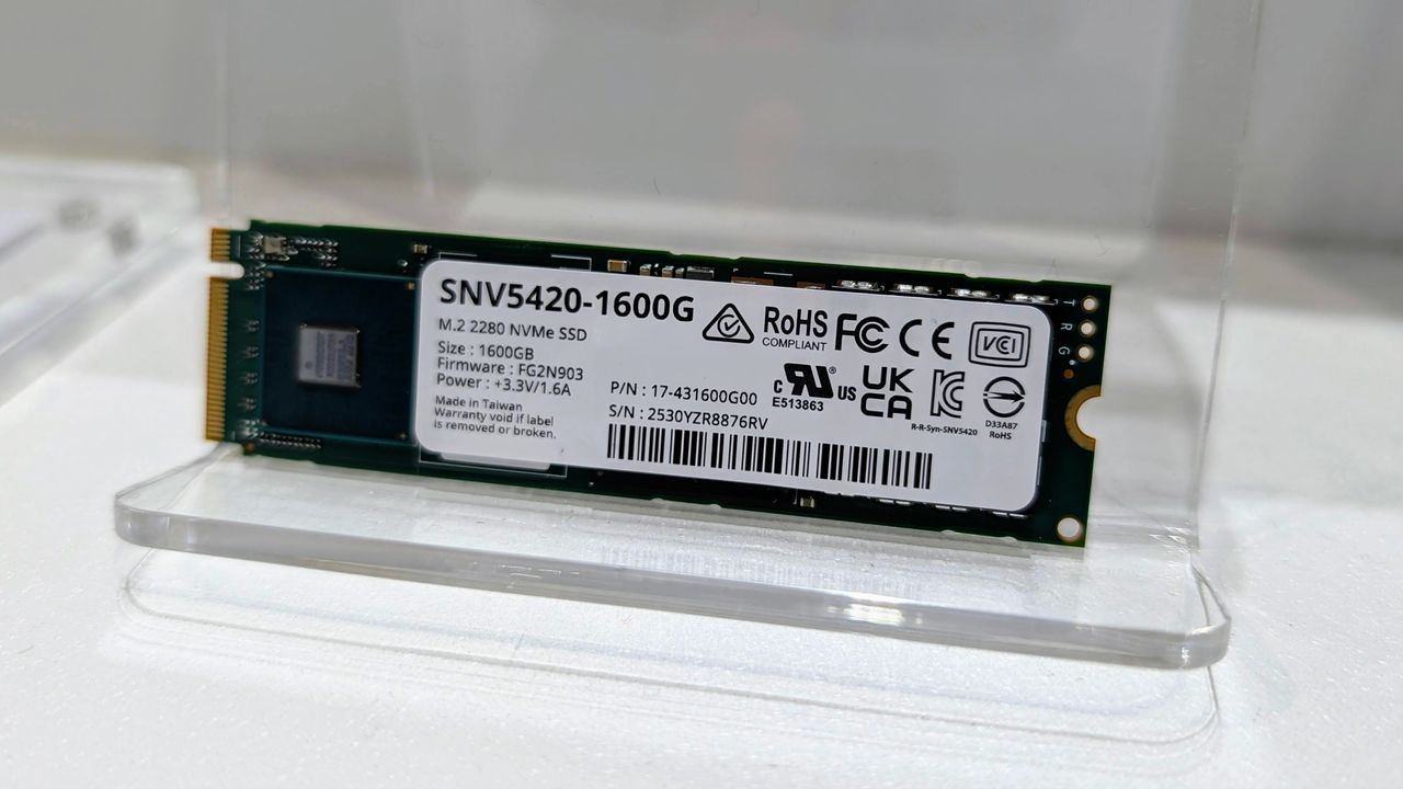 Synology M.2 SSD at Computex 2025