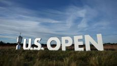 US Open signage is displayed on course prior to the 126th U.S. OPEN at Shinnecock Hills Golf Club on June 16, 2026 in Southampton, New York. 