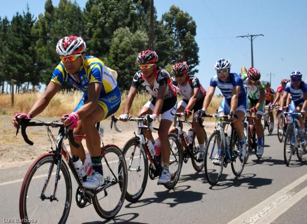 The peloton in Chile